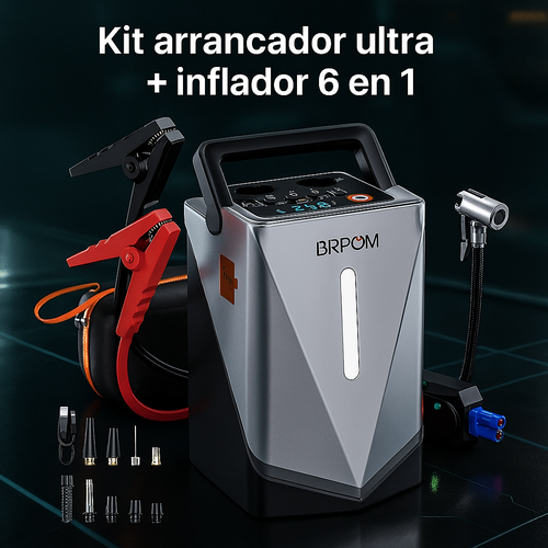 Kit arrancador ultra 6 en 1 + Envío gratis + Garantía